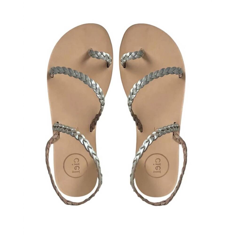 NEW CIEL women's sandee leather sandal in gold